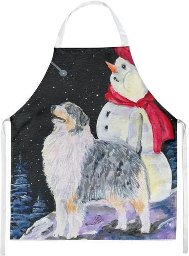 Vista 159 de Caroline's Treasures Delantal unisex Suzanne Staines Dogs Pastor australiano 8283