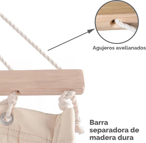 Vista 6 de SUNCREAT Hammocks Hamaca doble extragrande con soporte de 12 pies, capacidad de 475 libras, hamaca portátil al aire libre con barra separadora