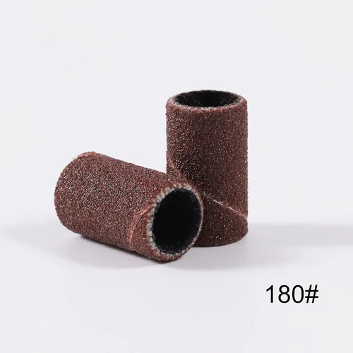 Vista 5 de Bandas de lijado – Bandas de lijado para arte de uñas – Yimart 210 unids/caja 80# 120 # 180# Bandas de lijado de uñas eléctricas para máquina