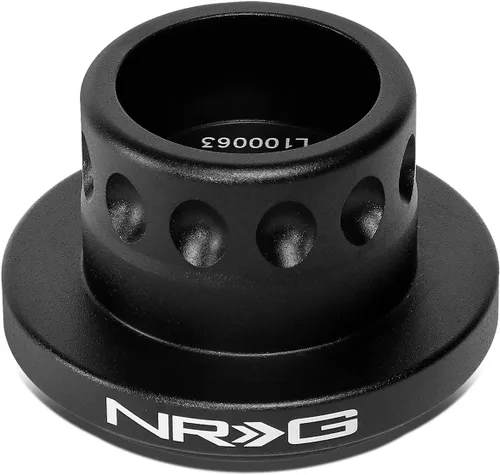 Vista 9 de NRG Innovations Buje corto para volante estilo carreras, aluminio anodizado 6061-T6, adaptador de liberación rápida con patrón de pernos de 0.236 x