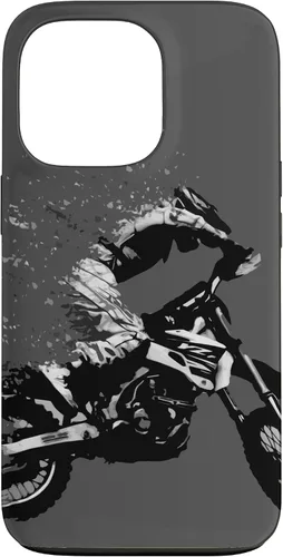 Vista 10 de Motocross Jumping Dirt Bike Rider Vintage Enduro Case for iPhone 17