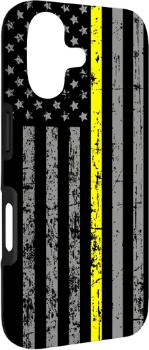 Vista 3 de 911 Dispatcher Dispatch Thin Yellow Line USA Flag Case for iPhone 17