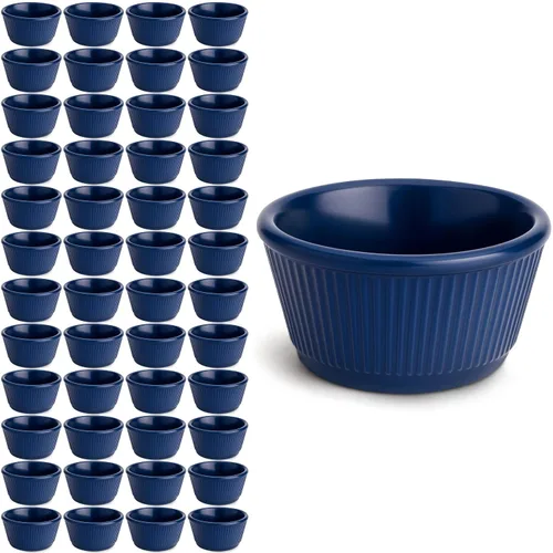 Vista 8 de Carlisle FoodService Products Tazón de plástico para salsa Ramekin para el hogar y el restaurante, plástico, 4 onzas, color negro