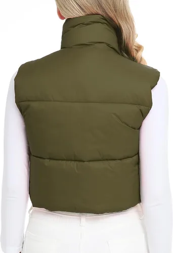 Vista 4 de Xeoxarel Chaleco acolchado reversible con bolsillos para mujer (XS-XXL)