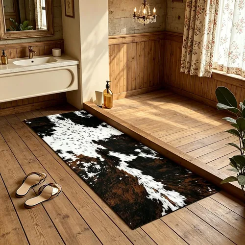 Vista 16 de MUGINYU Get Naked Tapete de Baño, Alfombrillas de Baño Modernas y Divertidas en Blanco y Negro de Secado Rápido Absorbentes Antideslizantes Delgadas