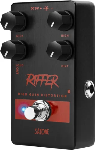 Vista 13 de Satone Pedal de guitarra retardada, Spritwalker Pedal de efecto de guitarra eléctrica Delay DC 9V Mini Pedal de retardo analógico True Bypass