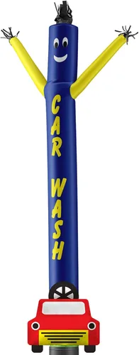 Vista 3 de LookOurWay Air Dancers - Accesorio inflable para hombre – 15 pies de alto loco agitando tubo inflable para promoción de negocios