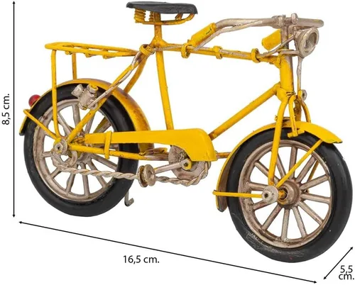 Vista 4 de Bici Metal Amarillo