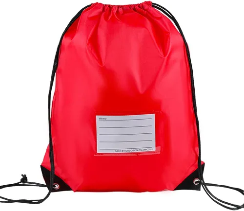 Vista 45 de CODOBON Paquete de 20 bolsas con cordón, mochila de cuerda de dibujo a granel, bolsa de bricolaje para gimnasio, deportes, bolsa para mujeres