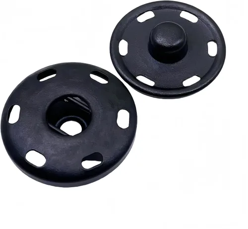 Vista 10 de 5 pares de botones de cobre para coser, camisas, botones de cobre para bricolaje, accesorios para bricolaje (negro, 0.394 pulgadas)