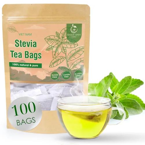 Vista 13 de NHAT ANH FARM - Bolsas de té de hoja de laurel premium, 40 bolsas de té, hoja de laurel seca 100% natural, té de hierbas naturalmente dulce, sin