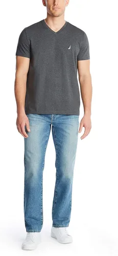 Vista 2 de Nautica Camiseta de manga corta para hombre con cuello en V