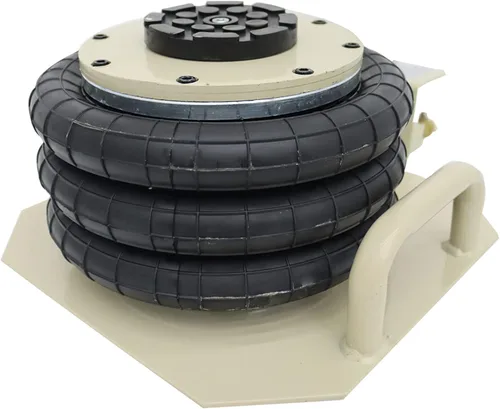 Vista 8 de 3 toneladas triple bolsa de aire Jack horizontal Jack inflable Jack con mango corto para reemplazo de neumáticos de vehículos de reparación