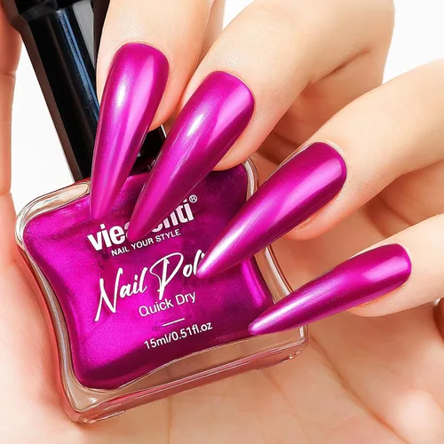 Vista 12 de Esmalte de uñas negro 15ml, esmalte de uñas de secado rápido, esmalte regular de larga duración, secado al aire, base de aceite, esmalte de uñas
