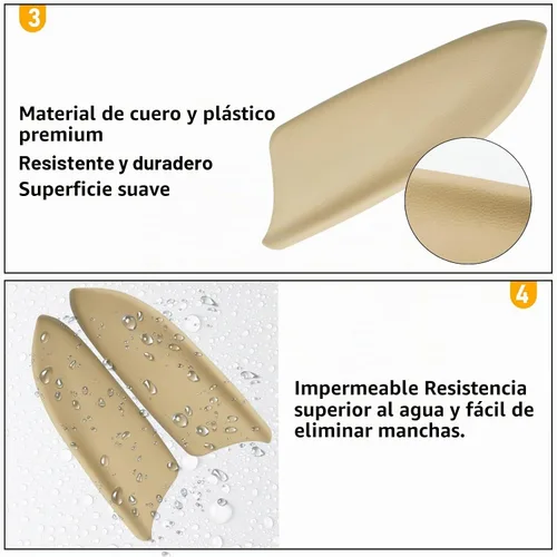 Vista 6 de para puerta delantera Honda Accord 2008-2012, 2 unidades, beige