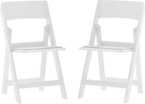 Vista 17 de Flash Furniture Hercules Tucker - Silla plegable de resina negra comercial, ligera, asiento extraíble acolchado de vinilo, para uso en interiores