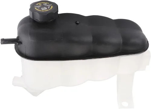 Vista 64 de SCITOO Botella de expansión de desbordamiento de refrigerante del tanque C2C34318 del depósito del radiador del refrigerante para Jaguar Fit for