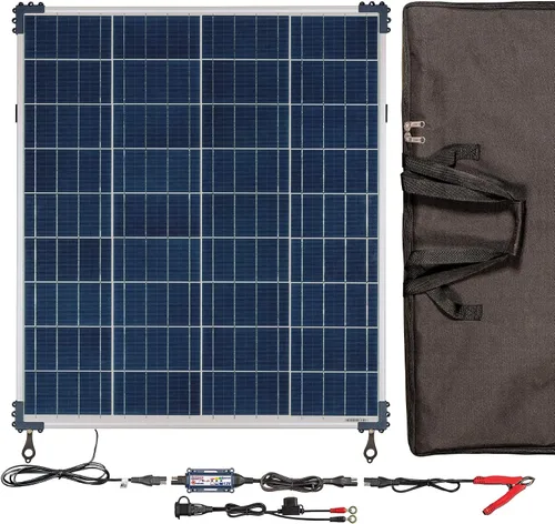 Vista 17 de Optimate Solar Duo 10 W, TM522-D1, 6 pasos 12 V/12.8 V 0.83 A resistente a la intemperie, cargador y mantenedor de ahorro de batería solar