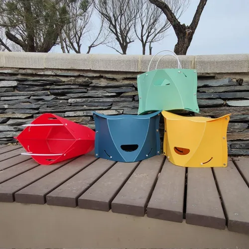 Vista 5 de Taburete plegable + bolso de mano, práctica de boceto, viajes al aire libre, camping, taburete plegable, taburete portátil, taburete ultrafino