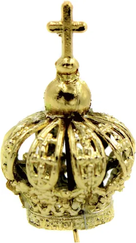 Vista 3 de Mini corona para pequeñas estatuas religiosas de Nuestra Señora de Fátima Virgen María (pequeño)