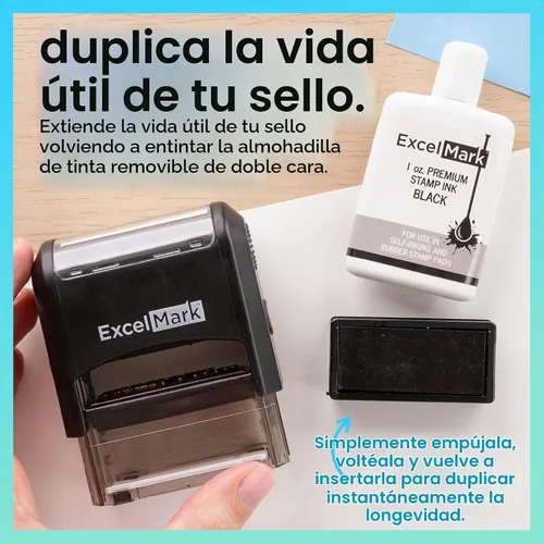 Vista 6 de ExcelMark Sello de depósito bancario, ideal para gestión de documentos bancarios eficientes con sellos de depósito, perfecto para entornos