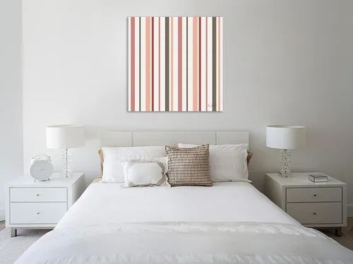 Vista 2 de Jaxson Rea Katie Pertiet - Lienzo envuelto en galería con diseño de pétalos vintage III, 12 x 12 pulgadas