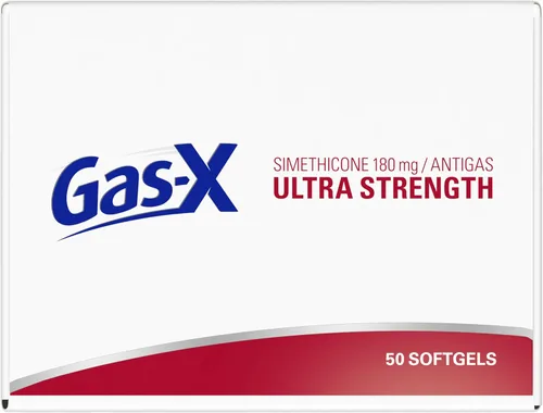 Vista 16 de Gas-X Cápsulas blandas de alivio de gases ultra fuertes con simeticona, 180 mg para aliviar la hinchazón, 50