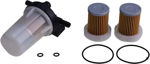 Vista 2 de Solarhome Conjunto de filtro de combustible y 2 filtros 6A320-58862 6A320-58830 compatible con Kubota B L RTV Series B2320 B2410 B2710 L2800 L3400