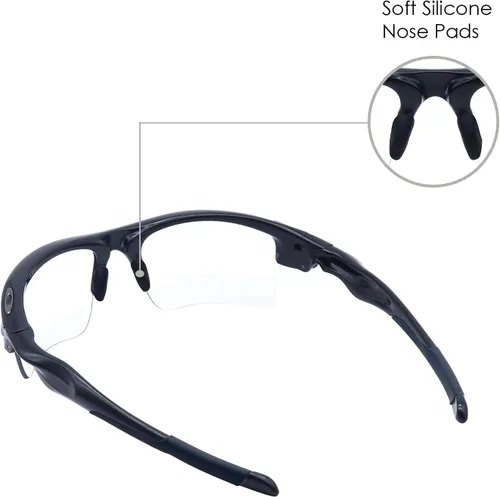 Vista 4 de BLAZERBUCK Almohadillas de nariz de repuesto para Oakley Fast Jacket OO9097Fast Jacket XL OO9156