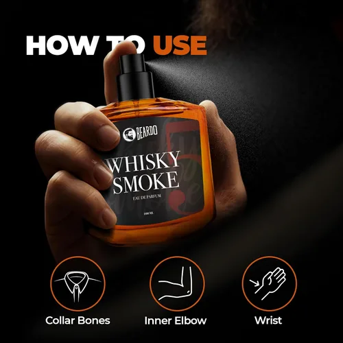 Vista 6 de BEARDO Whisky Smoke Eau De Parfum para Hombre 3.4 fl oz (3.4 fl.oz.)