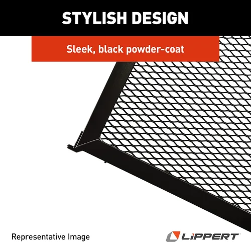 Vista 7 de Lippert Components 859791 Screen Defender RV - Protector de pantalla de aluminio para puerta de entrada, puerta de 24 pulgadas