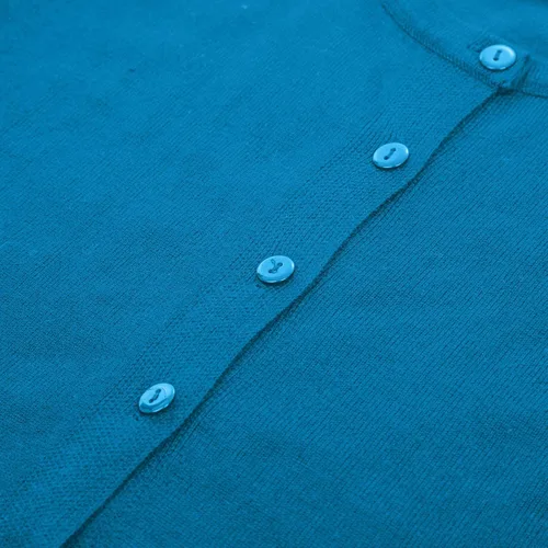 Vista 7 de GRACE KARIN Suéter de punto ligero con botones para mujer Azul (Acid Blue)
