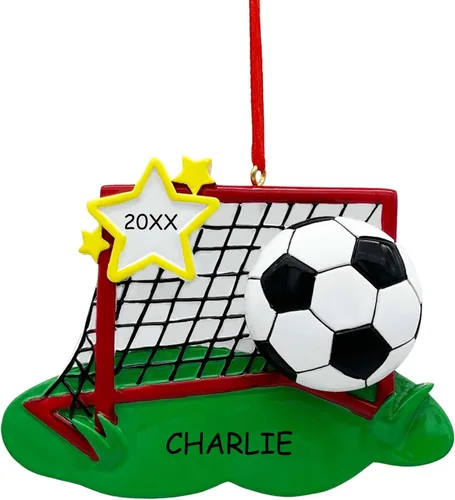 Vista 9 de Adorno navideño deportivo personalizado (bolos)