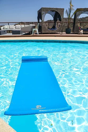 Vista 8 de Cococabana Flotador de espuma de vinilo de 74 pulgadas para piscinas y lagos Azul Pacífico