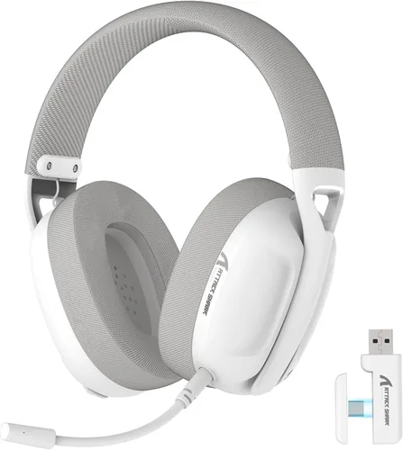 Vista 10 de ZIYOU LANG Auriculares inalámbricos para juegos L80 Ultralight Over Ear Tri Negro