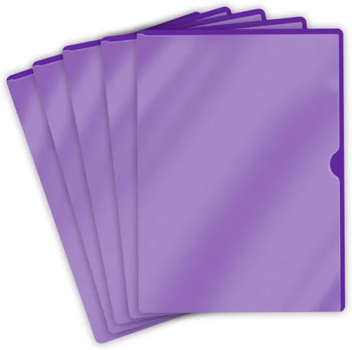 Vista 15 de Carpetas de vinilo de colores surtidos, carpetas de plástico resistente con bolsillo frontal transparente, material de médico, soporte