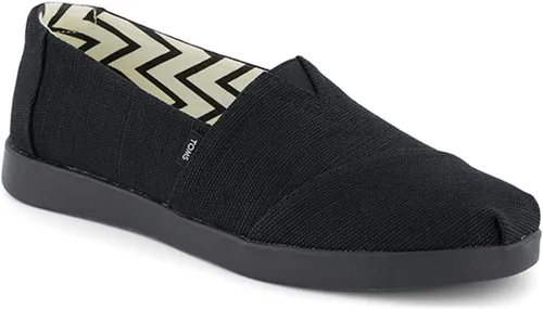 Vista 10 de TOMS Women's Alpargata Plus Slip On Espadrille, Textile Upper, Relaxed Fit, CloudBound Insole, Stretchy Easy On and Off