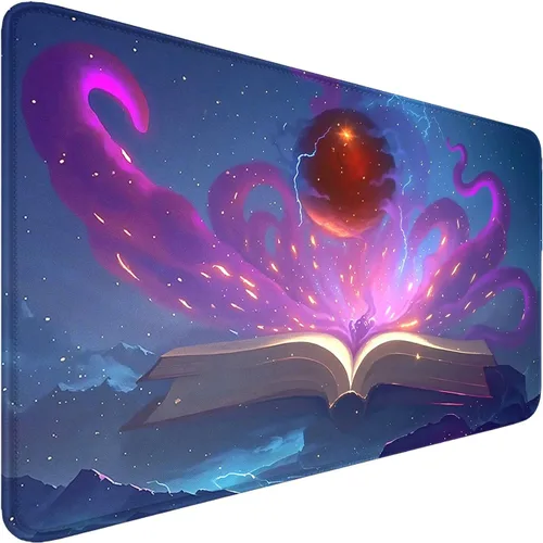 Vista 35 de MTG - Tapete de juego con bordes cosidos, parte inferior de goma antideslizante, tapete de juego TCG para gatos, superficie de goma lisa, tapete