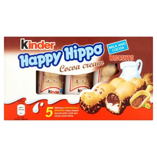 Vista 4 de Kinder Happy Hippo - Cacao, estuche, 10 x (0.73 oz x 5) por Ferrero