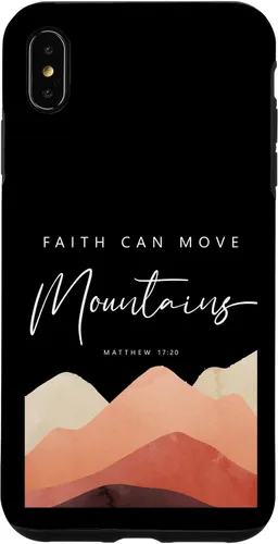 Vista 11 de Faith Can Move Mountains - Matthew 17 20 Inspiring Christian Case for iPhone 17