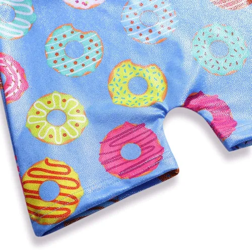 Vista 4 de HOZIY Gymnastics Leotards for Girls Unicorn Aurora Rainbow Mermaid Dinosaur Cupcake Sparkle Biketard Toddlers Kids Children