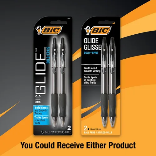 Vista 3 de BIC Velocity Bold - Bolígrafo retráctil de punta gruesa (0.63 pulgadas), tinta negra, 2