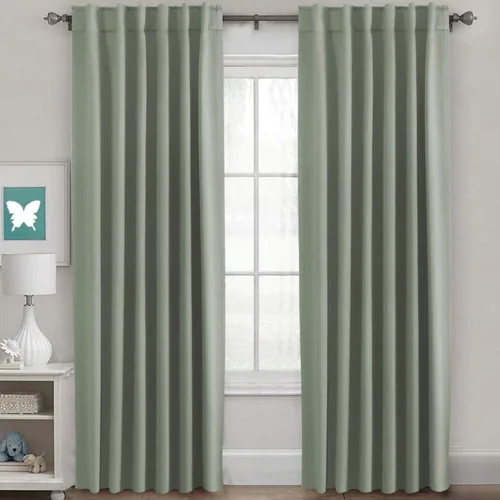 Vista 45 de H.VERSAILTEX Cortinas Opacas con Aislamiento Térmico, Paneles de Tratamiento de Ventanas que Oscurecen la Habitación, Cortinas Opacas para Sala