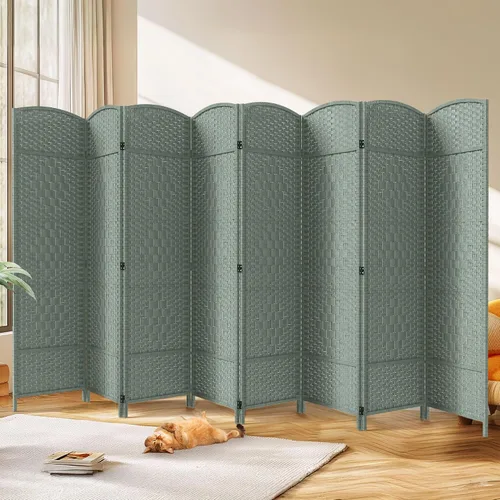 Vista 10 de JOSTYLE Separador de habitación de 4 paneles portátil, divisor de pared de panel, divisor de 6 pies de altura para separación de habitación