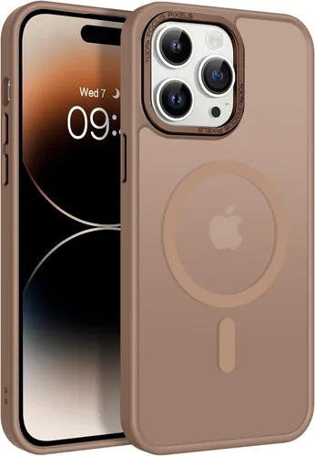Vista 27 de BENTOBEN Funda magnética para iPhone 14 Pro [compatible con Magsafe] translúcida mate 14 Pro, delgada, a prueba de golpes, para mujeres, hombres