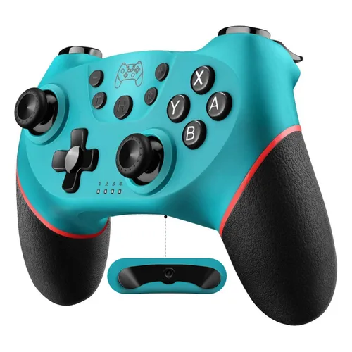Vista 7 de Upgraded Wireless Controller for Switch/Lite/OLED/Switch 2 Pro Controller for Switch Remote Joystick Gamepad Supports Wake up, Gyro Axis, Turbo