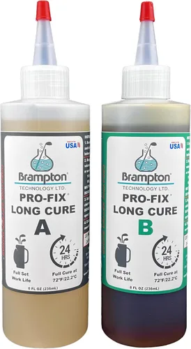 Vista 11 de Brampton PRO-FIX - Epóxido de golf de larga duración, vida útil completa de 20 minutos, extra fuerte, resistente a impactos, kit de pegamento epoxi