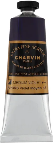 Vista 160 de Charvin Pintura acrílica profesional extrafina – verde absenta, tubo de 2.1 fl oz, pigmentos de triple fresado, resistente a la luz, pinturas