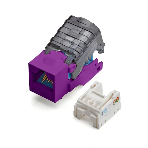 Vista 27 de TRUE CABLE Conector Keystone sin herramientas Cat5e, sin blindaje (UTP), PoE++ (4PPoE) 100W, certificación UL, verificado ETL, certificado ANSI/TIA