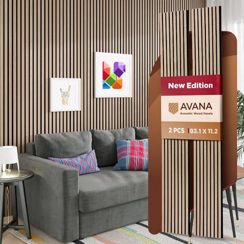 Vista 32 de Paquete de Muestras de Color de Paneles de Pared Acústicos Avana - Paneles de Madera Premium para Decoración de Paredes - Insonorización